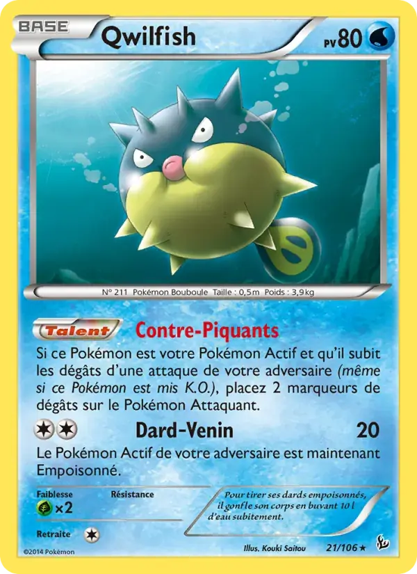Qwilfish - 21/110 - Étincelles