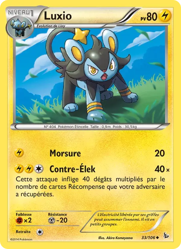 Luxio - 33/110 - Étincelles