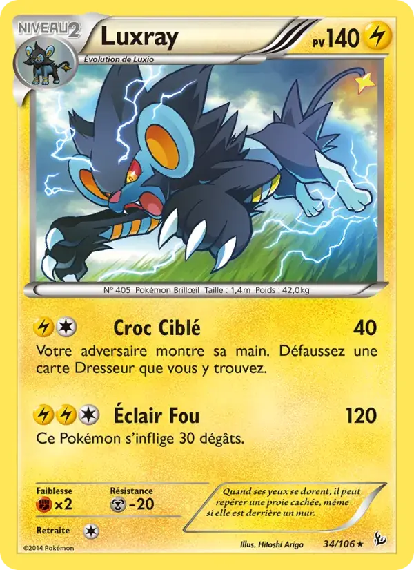 Luxray - 34/110 - Étincelles