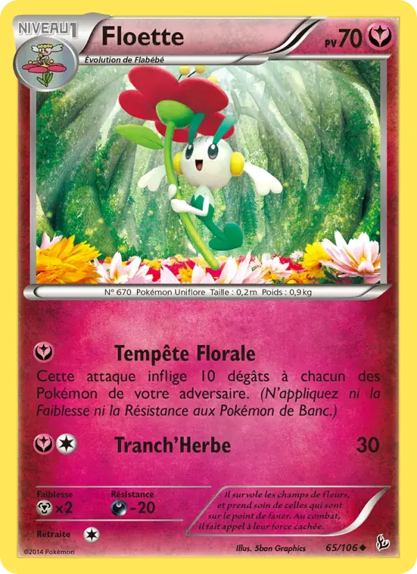Floette - 65/110 - Étincelles