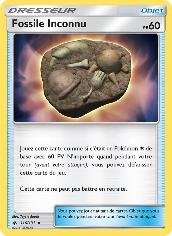 Fossile Inconnu - 116/146 - Lumière Interdite
