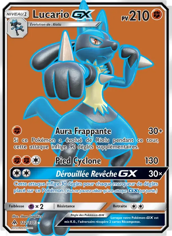 Lucario GX - 122/146 - Lumière Interdite
