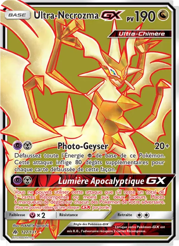 Ultra-Necrozma GX - 127/146 - Lumière Interdite