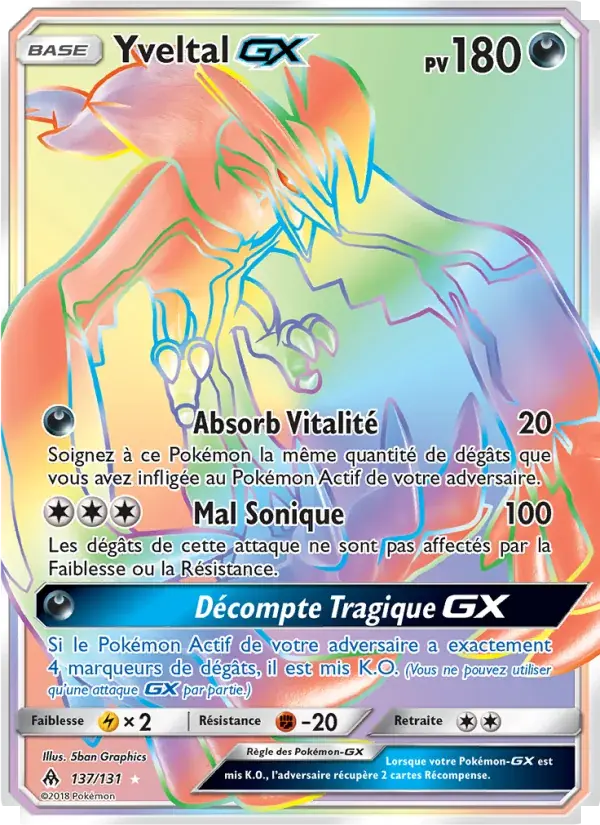 Yveltal GX - 137/146 - Lumière Interdite