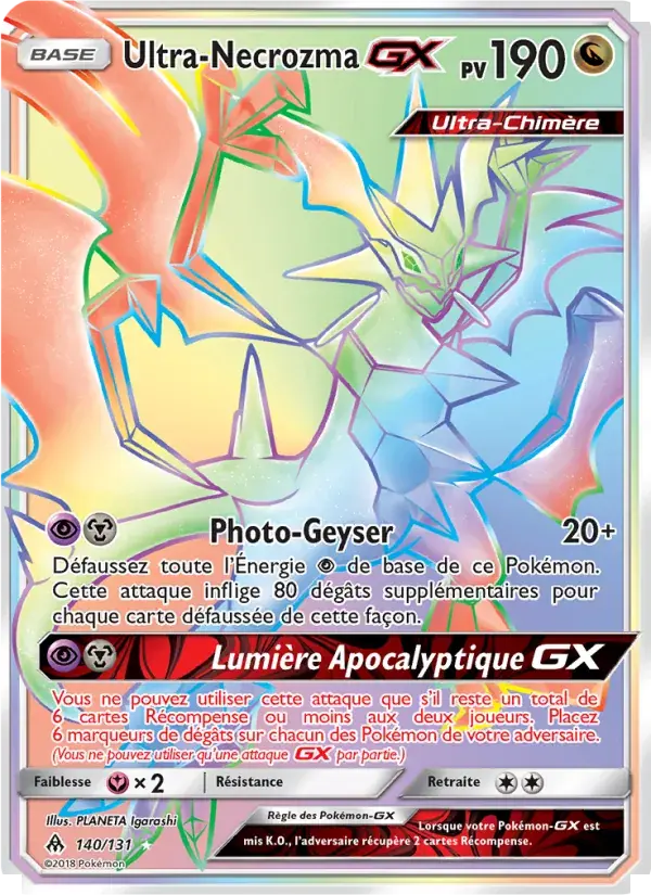 Ultra-Necrozma GX - 140/146 - Lumière Interdite