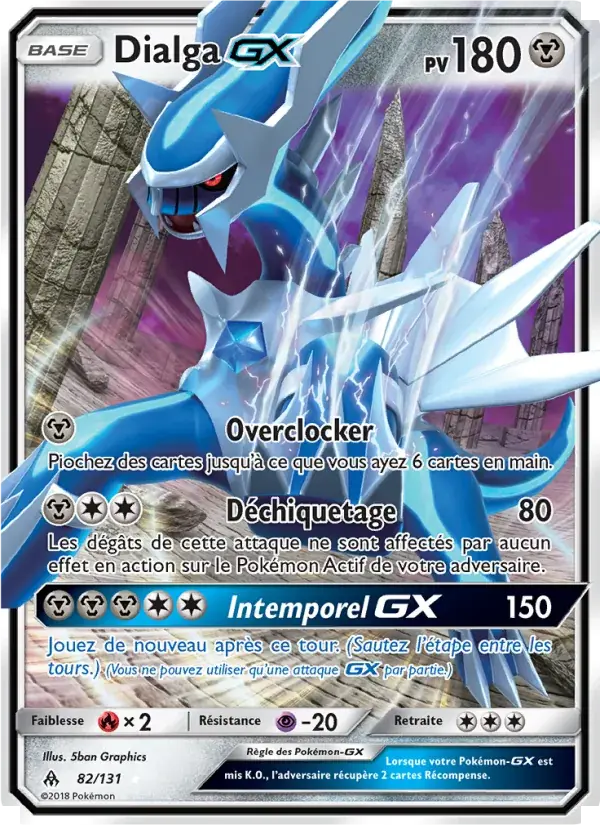 Dialga GX - 82/146 - Lumière Interdite