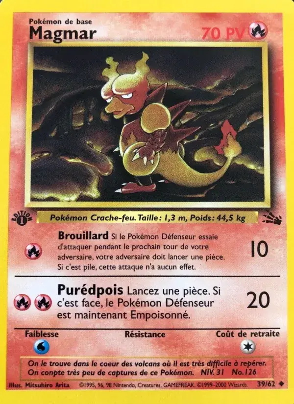 Magmar - 39/62 - Fossile