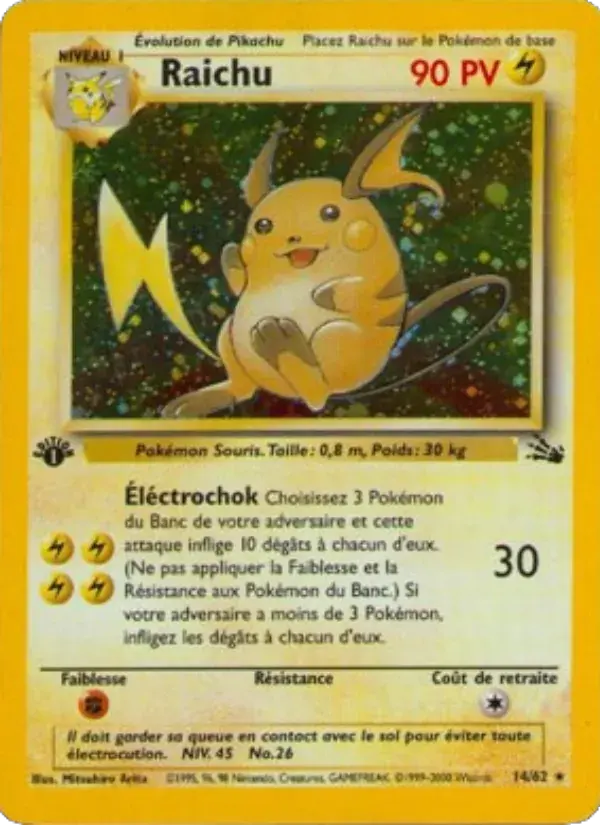 Raichu - 14/62 - Fossile