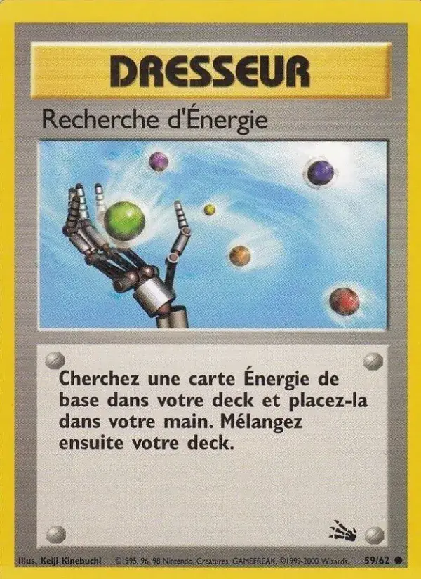 Recherche d'Énergie - 59/62 - Fossile