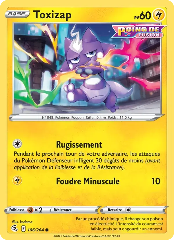 Toxizap - 106/284 - Poing de Fusion