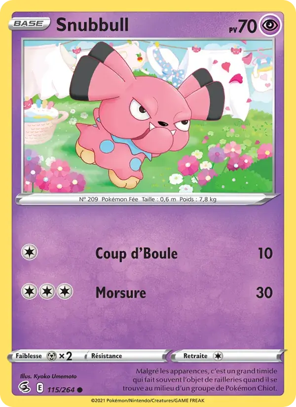 Snubbull - 115/284 - Poing de Fusion