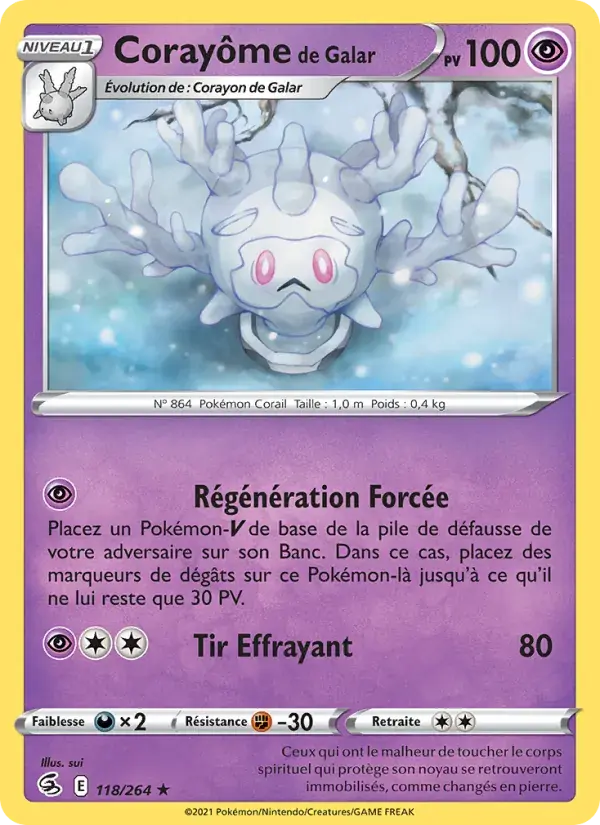 Corayôme de Galar - 118/284 - Poing de Fusion