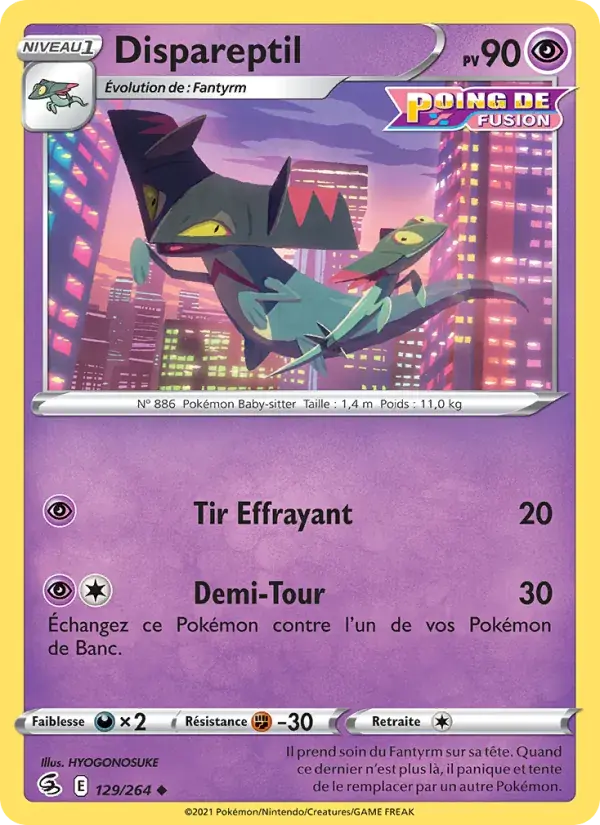 Dispareptil - 129/284 - Poing de Fusion