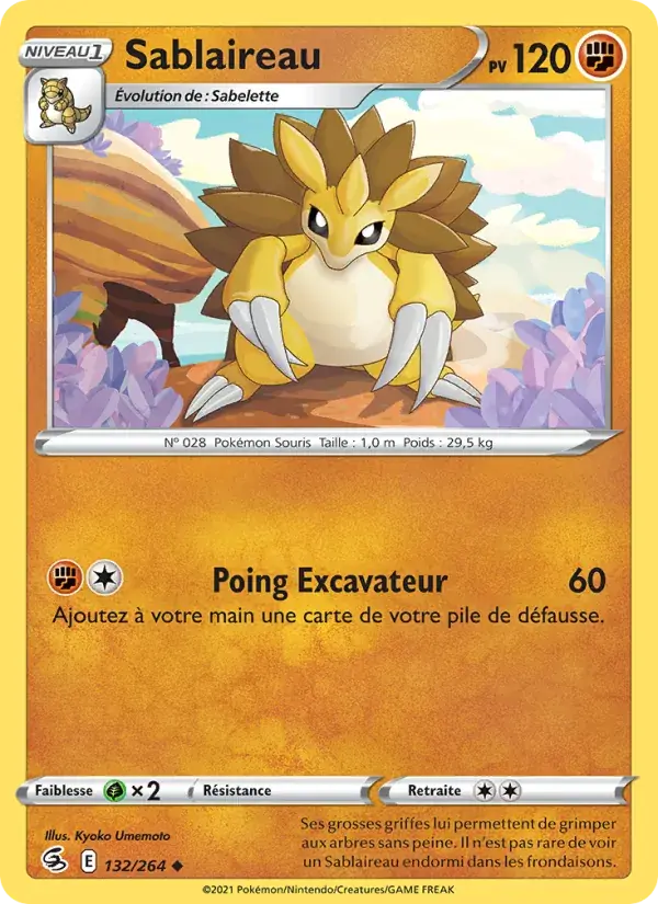Sablaireau - 132/284 - Poing de Fusion