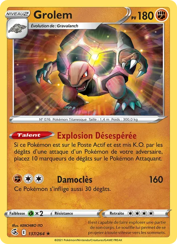 Grolem - 137/284 - Poing de Fusion
