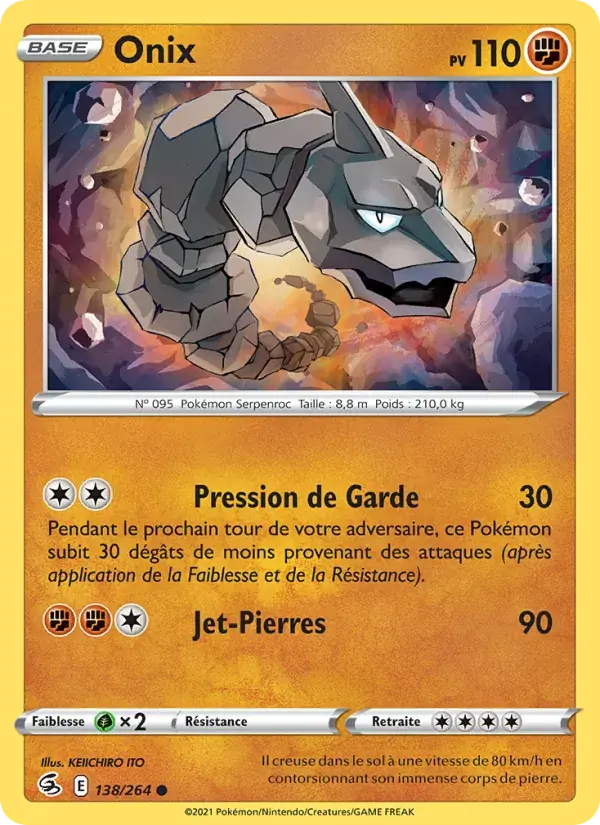 Onix - 138/284 - Poing de Fusion