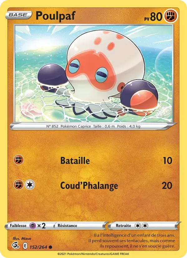 Poulpaf - 152/284 - Poing de Fusion