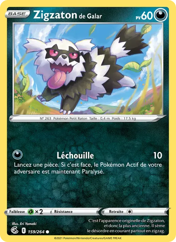 Zigzaton de Galar - 159/284 - Poing de Fusion