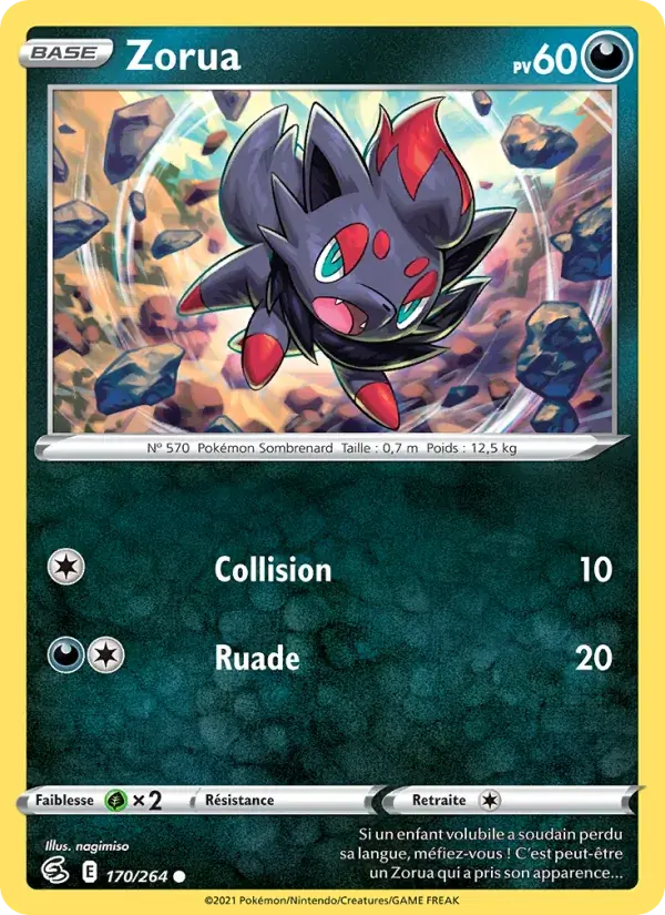 Zorua - 170/284 - Poing de Fusion