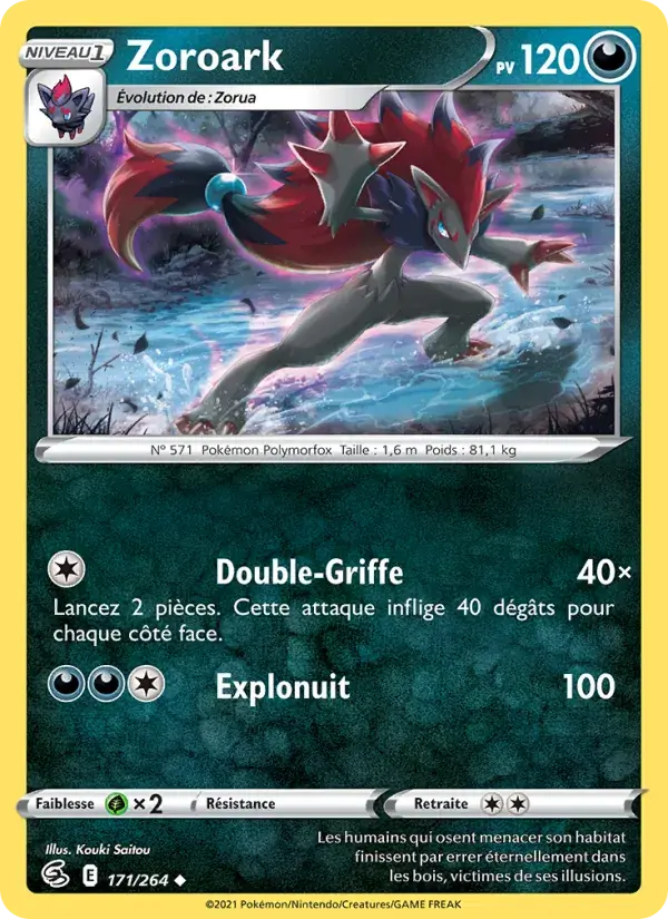 Zoroark - 171/284 - Poing de Fusion