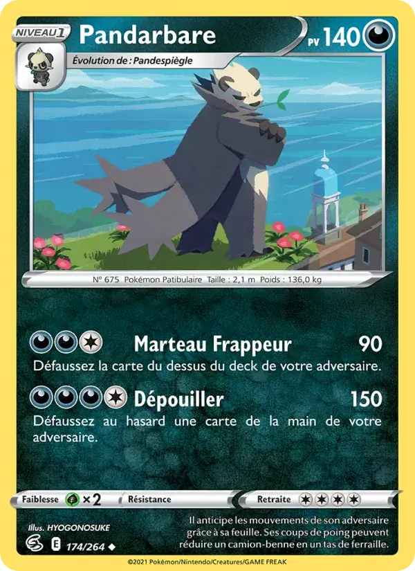 Pandarbare - 174/284 - Poing de Fusion
