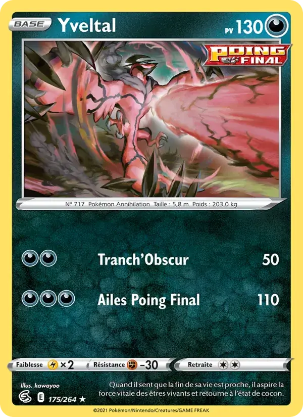 Yveltal - 175/284 - Poing de Fusion