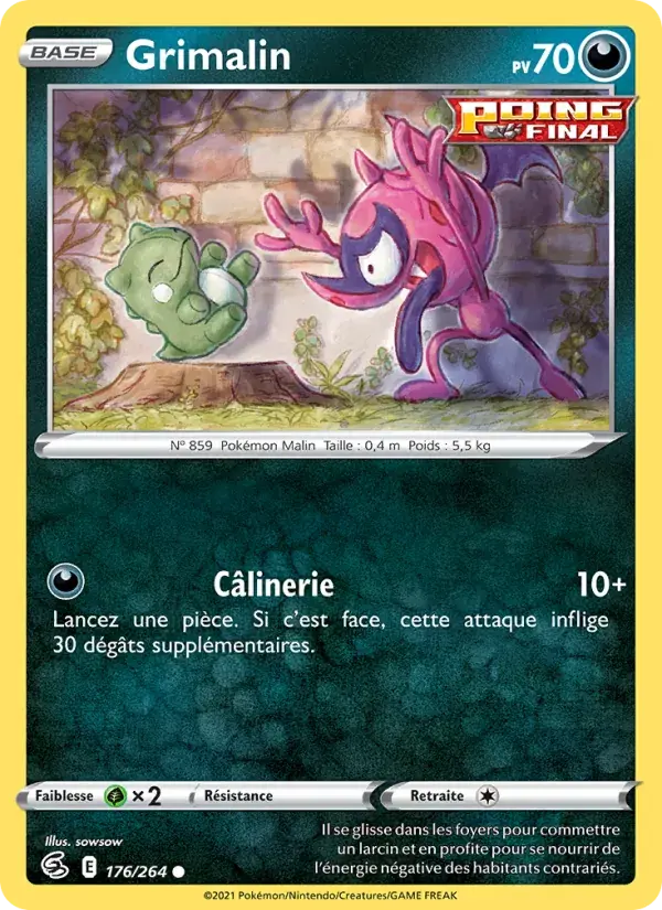 Grimalin - 176/284 - Poing de Fusion