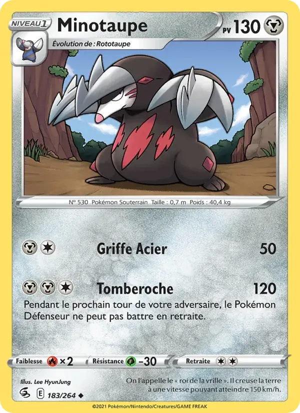 Minotaupe - 183/284 - Poing de Fusion