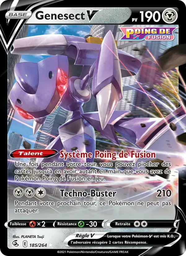 Genesect V - 185/284 - Poing de Fusion