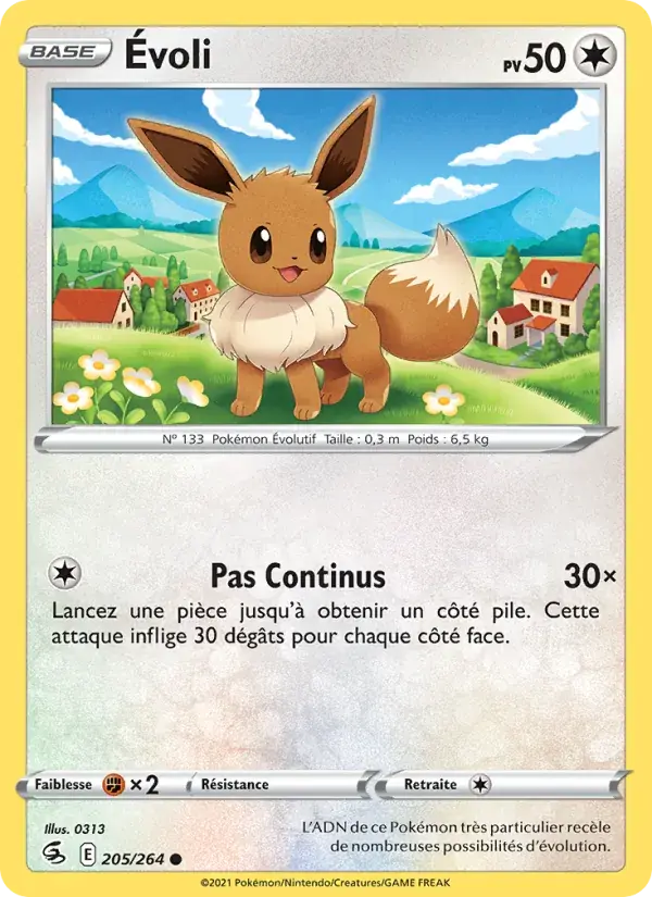 Évoli - 205/284 - Poing de Fusion