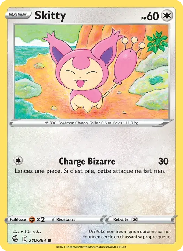 Skitty - 210/284 - Poing de Fusion