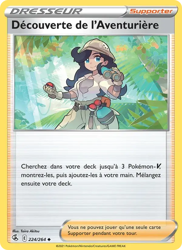 Découverte de l'Aventurière - 224/284 - Poing de Fusion