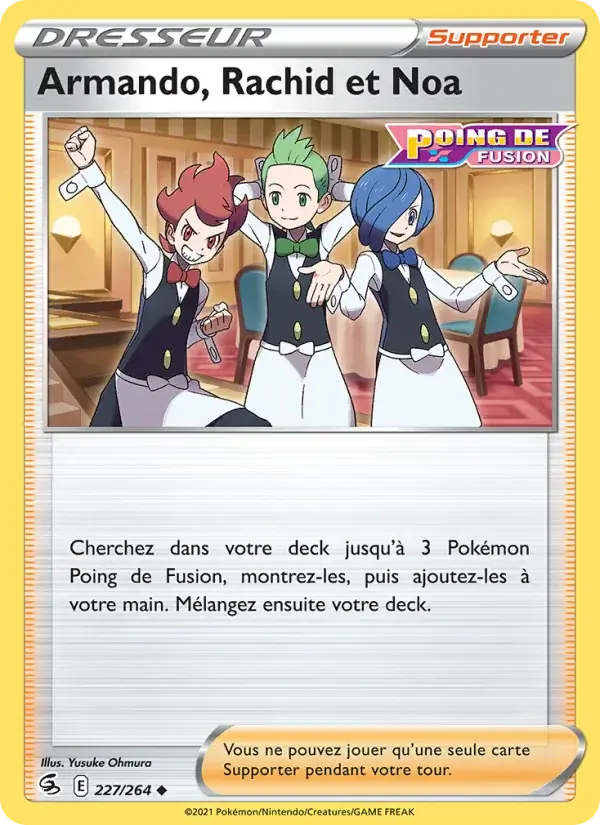 Armando, Rachid et Noa - 227/284 - Poing de Fusion