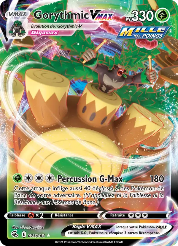 Gorythmic VMAX - 23/284 - Poing de Fusion