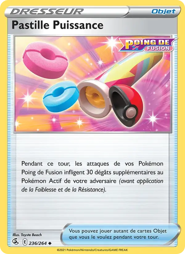 Pastille Puissance - 236/284 - Poing de Fusion
