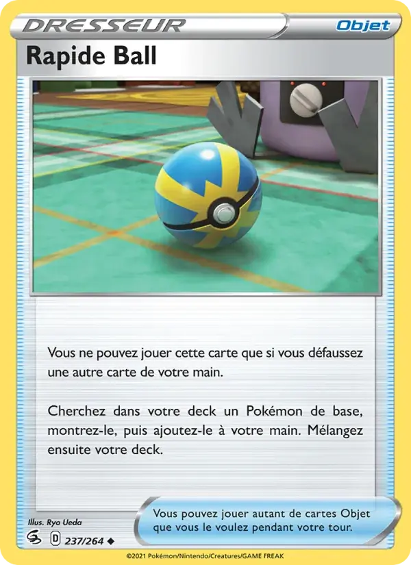 Rapide Ball - 237/284 - Poing de Fusion