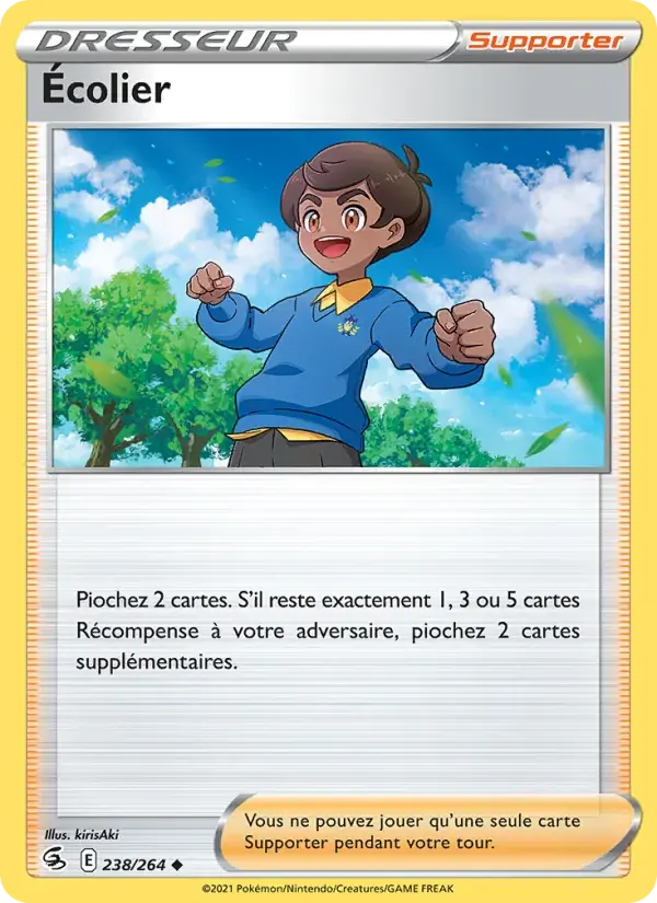 Écolier - 238/284 - Poing de Fusion