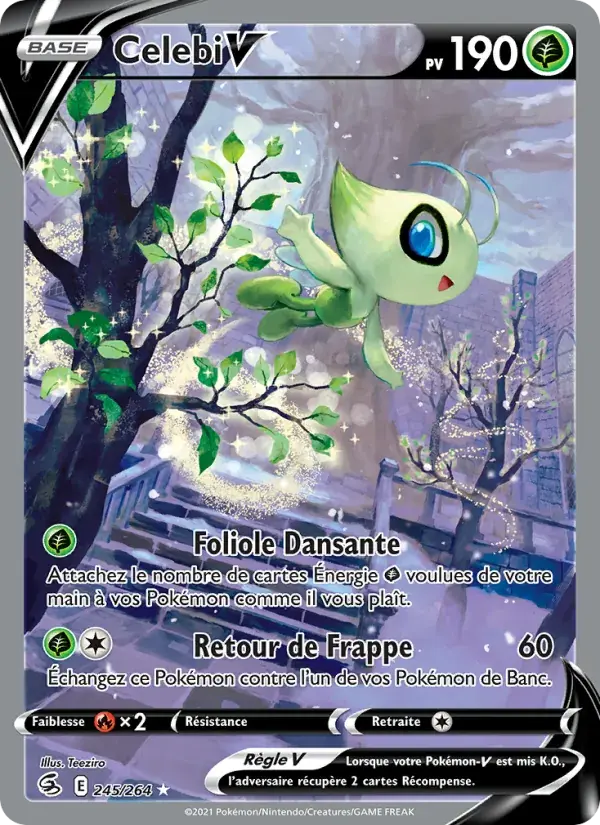 Celebi V - 245/284 - Poing de Fusion