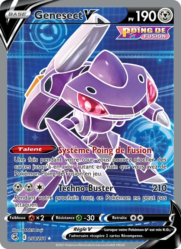 Genesect V - 254/284 - Poing de Fusion