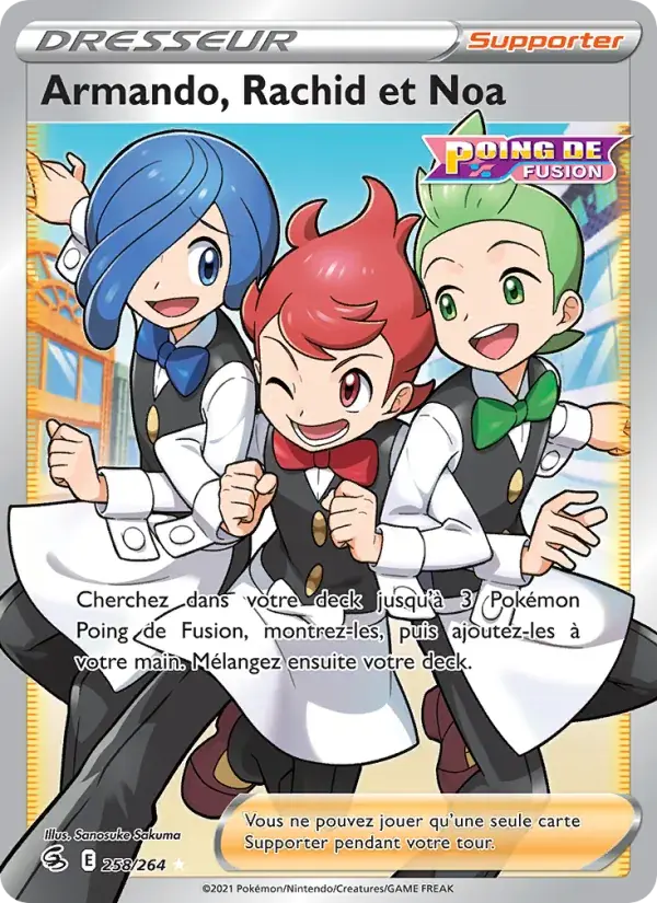 Armando, Rachid et Noa - 258/284 - Poing de Fusion