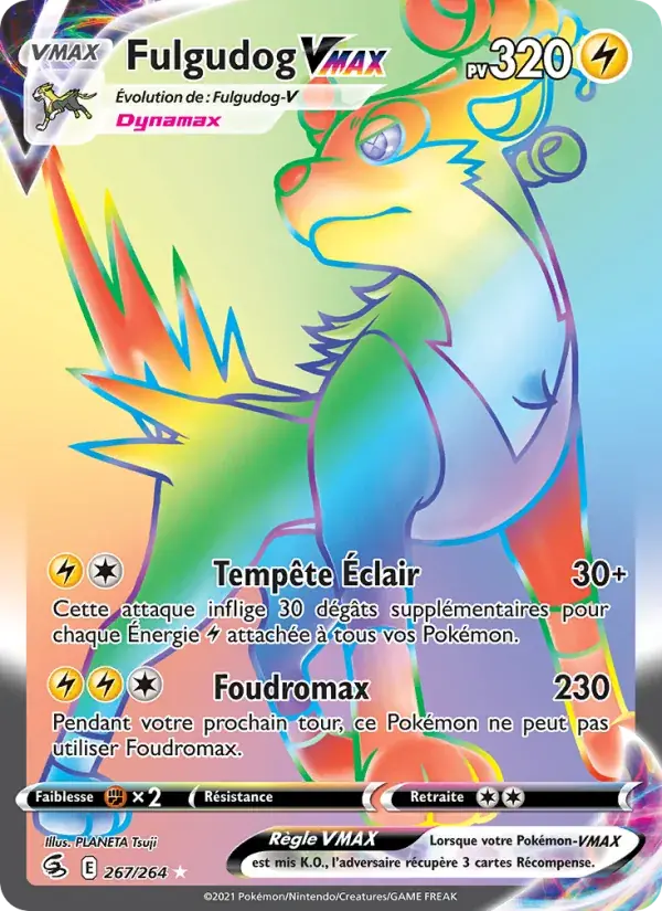Fulgudog VMAX - 267/284 - Poing de Fusion