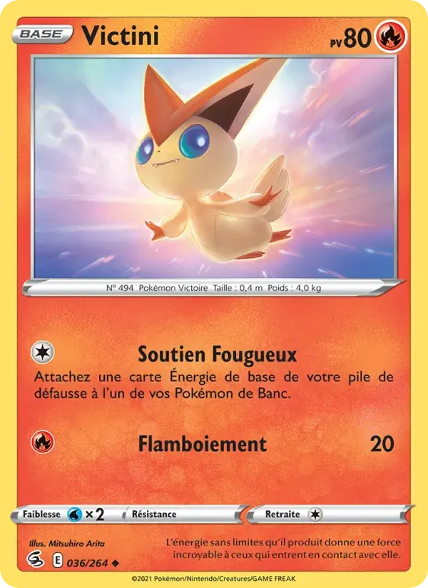 Victini - 36/284 - Poing de Fusion
