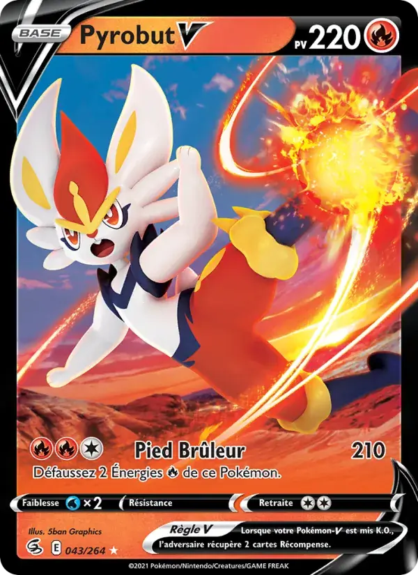 Pyrobut V - 43/284 - Poing de Fusion