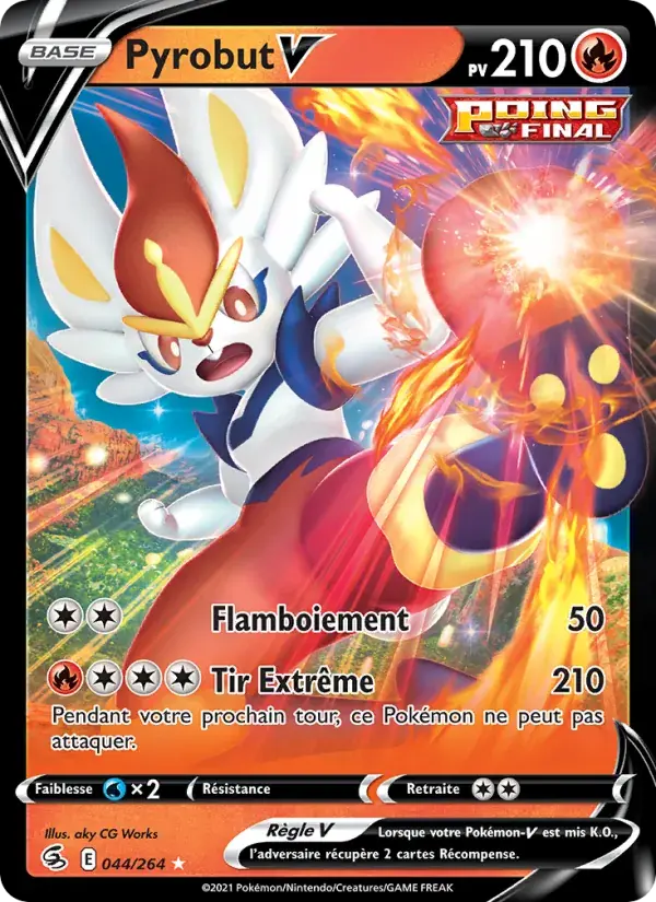 Pyrobut V - 44/284 - Poing de Fusion