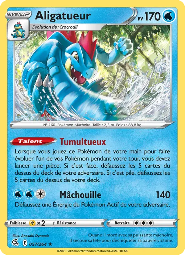 Aligatueur - 57/284 - Poing de Fusion