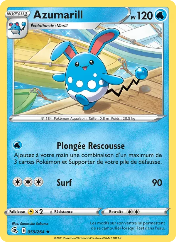 Azumarill - 59/284 - Poing de Fusion