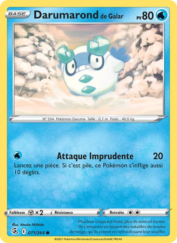 Darumarond de Galar - 71/284 - Poing de Fusion