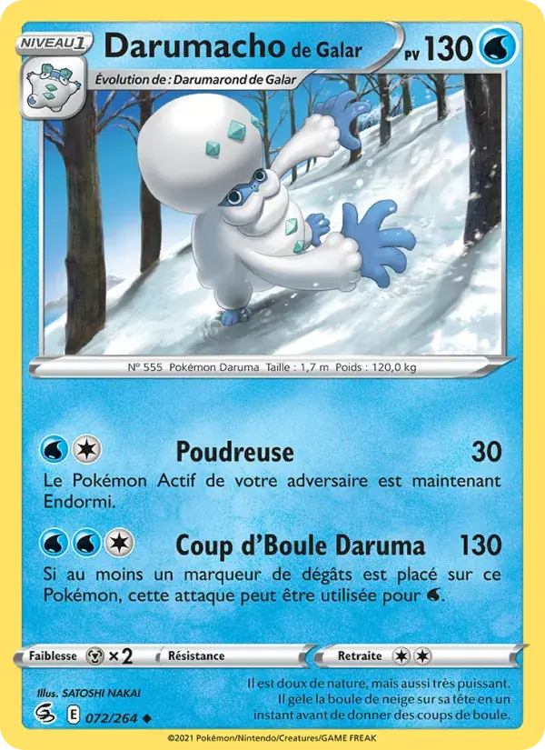 Darumacho de Galar - 72/284 - Poing de Fusion