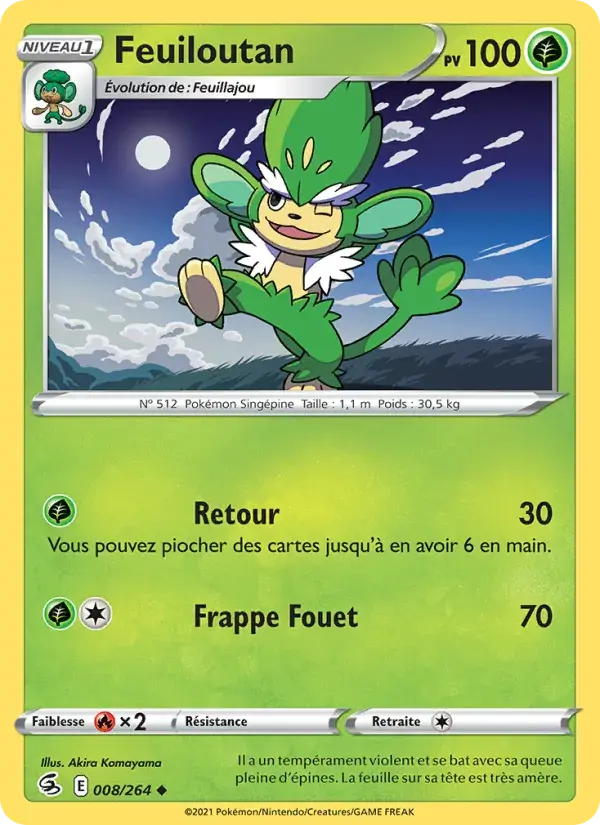Feuiloutan - 8/284 - Poing de Fusion