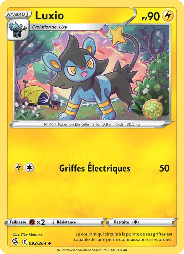 Luxio - 92/284 - Poing de Fusion